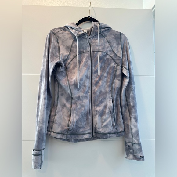 Lululemon Hooded Define Jacket Marble Gray Athleisure Workout | Size 6 - Picture 7 of 14